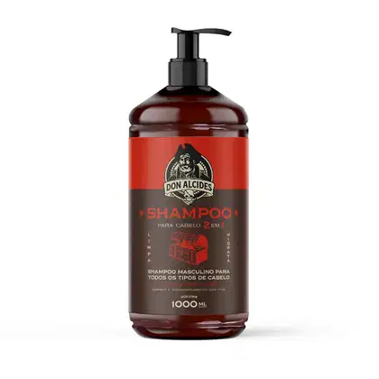 Imagem do produto SHAMPOO 2 EM 1 1000ML BARBA NEGRA DON ALCIDES