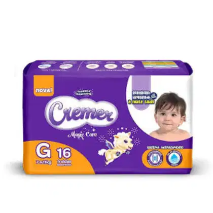 Imagem do produto Fralda Cremer Jumbinho G 16 Unidades