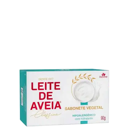 Imagem do produto Davene Leite de Aveia Clássico Hipoalergênico - Sabonete em Barra 90g
