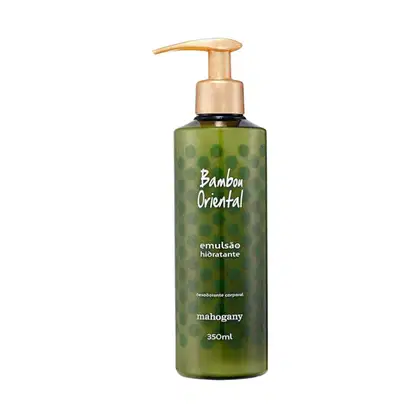 Loção Hidratante Corporal Mahogany Bambou Oriental, 350ml.