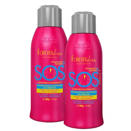 Imagem do produto Kit Reconstrutor Forever Liss Sos 300ml 2 Unidades