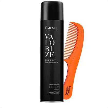 Imagem do produto Kit Hair Spray Amend Valorize 400ml e Pente Beauty Secret
