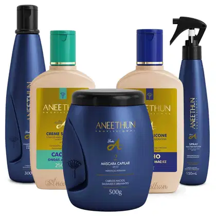 Imagem do produto Kit Linha A Completo Aneethun Hidratação Imediata Revitaliza