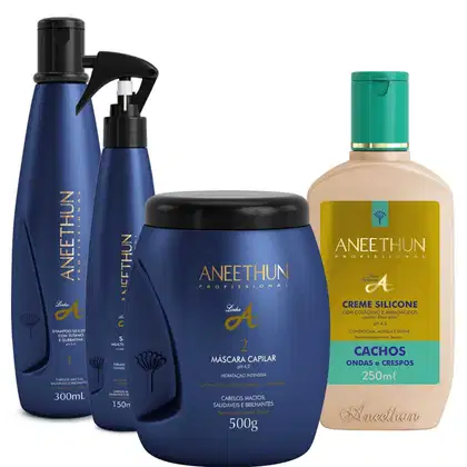 Imagem do produto Kit Linha A Aneethun Hidratação Imediata Revitaliza Cachos