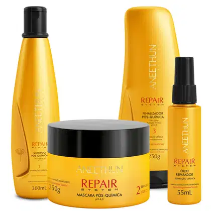 Imagem do produto Kit Repair System Aneethun Tratamento Completo 4 Produtos