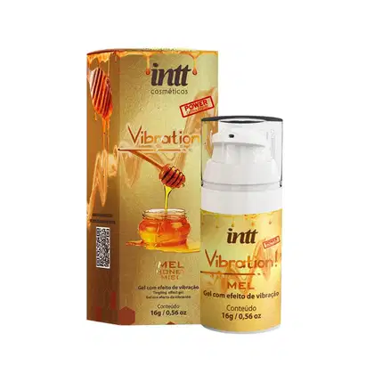 Imagem do produto Vibration Gel Excitante Que Vibra Power Sabor Mel Intt