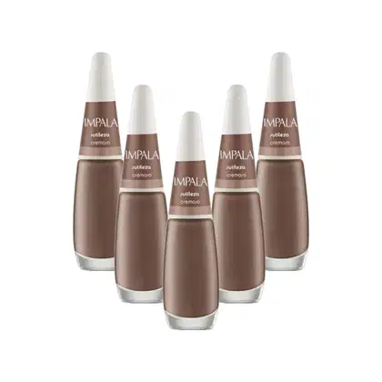 Imagem do produto Kit Esmaltes Impala Cremoso Sutileza (5 unidades)