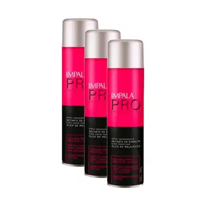 Imagem do produto Kit Spray Secante De Esmalte Impala Melaleuca 400ml (3 unidades)