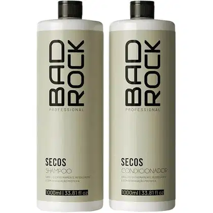 Imagem do produto Bad Rock Secos - Kit Cabelos Ressecados Salão Duo (2 Produtos)