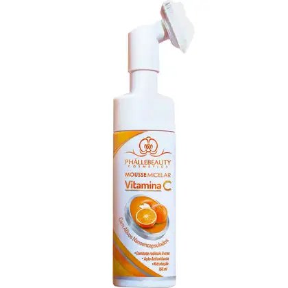 Imagem do produto Phállebeauty - Mousse Micelar Vitamina C Limpeza Antioxidante 150ml