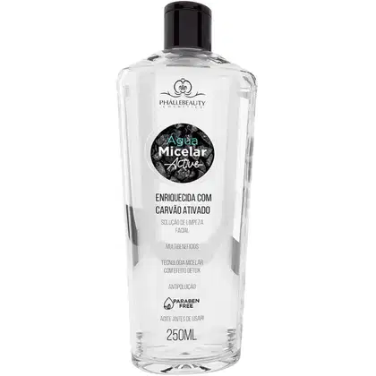 Imagem do produto Phállebeauty Active - Água Micelar com Carvão Ativado Antipoluição 250ml
