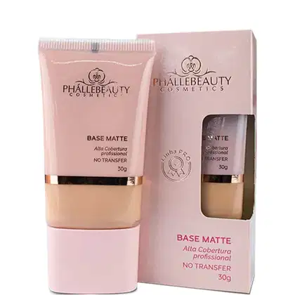 Imagem do produto Phállebeauty - Base Matte Alta Cobertura Longa Duração Cor 04 30g