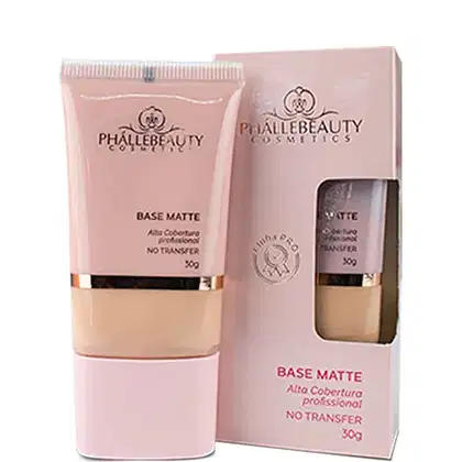 Imagem do produto Phállebeauty - Base Matte Alta Cobertura Longa Duração Cor 03 30g