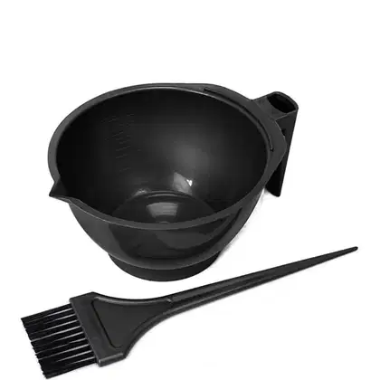Imagem do produto Santa Clara - Kit Tigela e Pincel Aplicação de Cremes Preto (2 Produtos)