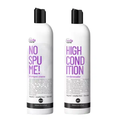 Imagem do produto Curly Care, Kit No Spume Shampoo Creme e High Condidition 2x300ml