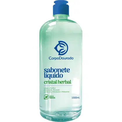 Imagem do produto Corpo Dourado Cristal Herbal - Sabonete Líquido Corporal 1L