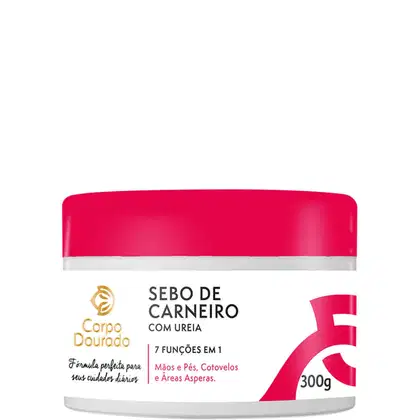 Imagem do produto Corpo Dourado - Sebo de Carneiro para Mãos e Pés 7 em 1 com Ureia 300g