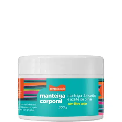 Imagem do produto Corpo Dourado - Manteiga Corporal Karité e Oliva Regenera e Nutre 300g