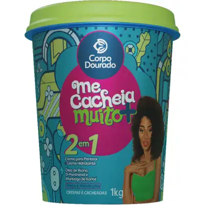 Imagem do produto Corpo Dourado Me Cacheia Muito Mais - Creme 2 em 1 de Pentear e Hidratação 1kg
