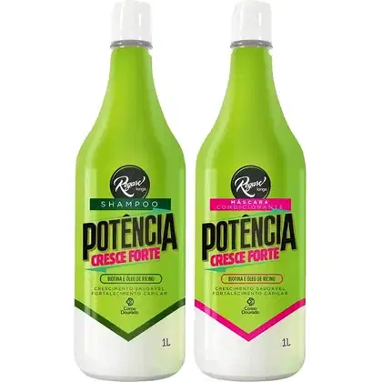 Imagem do produto Kit Corpo Dourado Regarv Potência Cresce Forte Duo (2 Produtos)