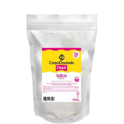 Imagem do produto Corpo Dourado Depil Neutro - Talco Corporal 500g
