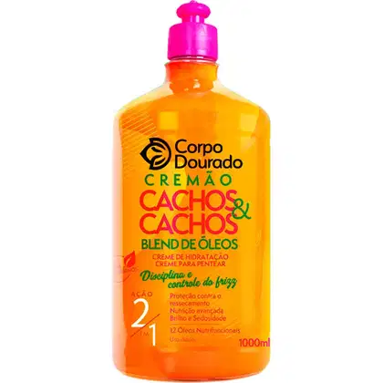 Imagem do produto Corpo Dourado Cremão Cachos e Cachos Blend de Óleos - Creme de Pentear e Hidratação 1kg