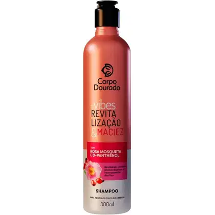 Imagem do produto Corpo Dourado Vibes Revitalização & Maciez - Shampoo 300ml