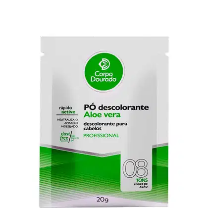 Imagem do produto Corpo Dourado Aloe Vera - Pó Descolorante Capilar e Corporal 20g