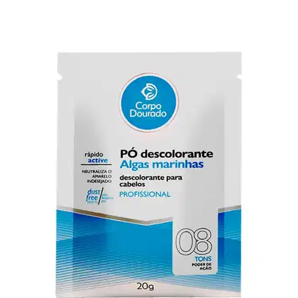 Imagem do produto Corpo Dourado Algas Marinhas - Pó Descolorante Capilar e Corporal 20g
