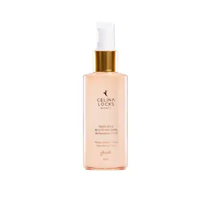 Imagem do produto Óleo Seco Multifuncional Gloah Celina Locks Beauty - Hidratação e Brilho para Corpo, Cabelo e Rosto 60ml