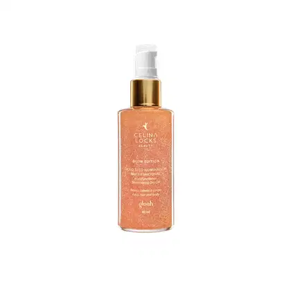 Óleo Iluminador Corporal Celina Locks Beauty Gloah Glow Edition, 60ml.