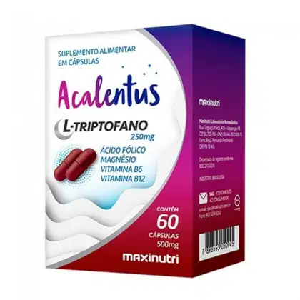 Imagem do produto Acalentus 500mg (60 caps) - Padrão: Único