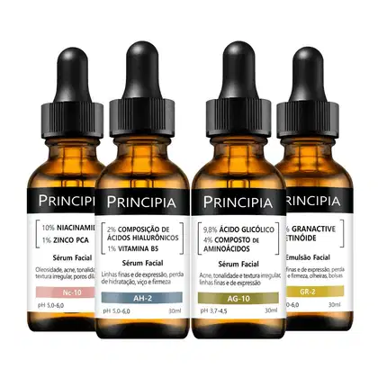 Kit Principia GR-2 + AG-10 + AH-2 + NC-10 (4 Produtos)
