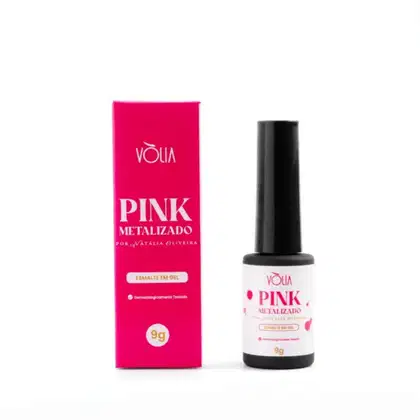Imagem do produto Esmalte em Gel Pink Metalizado - Volia - 9g