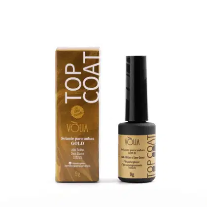 Imagem do produto Top Coat Gold Dourado - Volia
