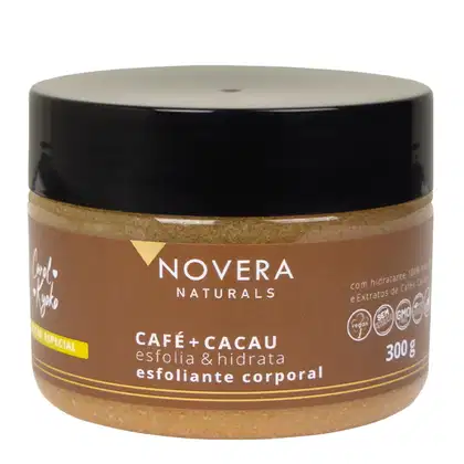 Imagem do produto Left Cosméticos Novera Naturals Carol Kyoko Café + Cacau - Esfoliante Corporal 300g