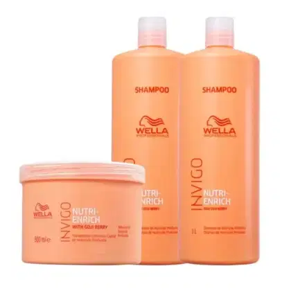 Imagem do produto Kit Wella Professionals Invigo Nutri-Enrich Trio Salon Care (3 Produtos)