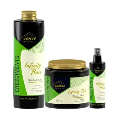 Imagem do produto Kit Trio Sense  Brasil Infinity Hair (03 produtos)