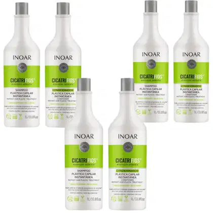 Imagem do produto Inoar Cicatrifios 3 Kit Shampoo e Condicionador Litro