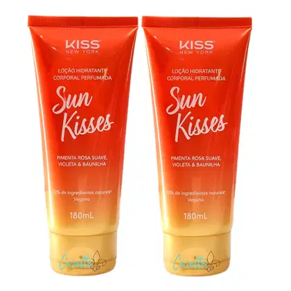 Imagem do produto Kit Kiss New York Sun Kisses - Hidratante Corporal 180ml - 2 Unidades
