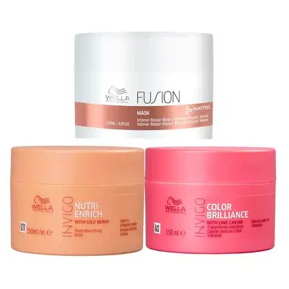 Kit Mascara Enrich 150 Ml + Mascara Fusion 150 Ml + Mascara Brilliance 150 Ml