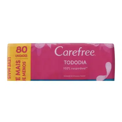 Imagem do produto Absorvente Carefree Todo Dia sem perfume Lv80Pg60