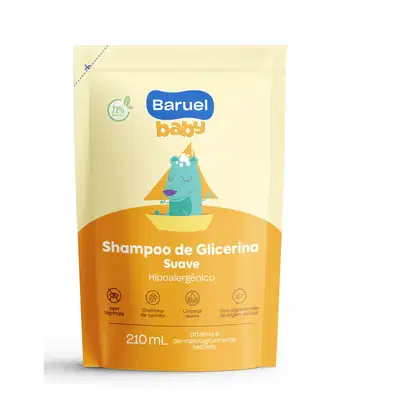 Imagem do produto SHAMPOO BARUEL BABY 210ML GLICERINA SUAVE REFIL