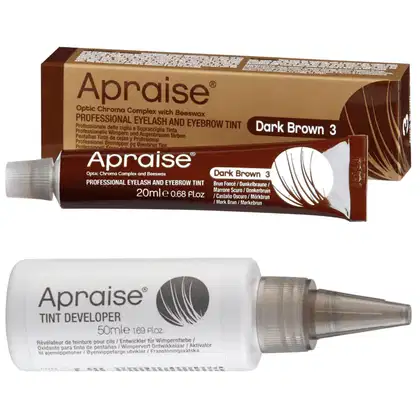 Imagem do produto Apraise Tintura de Cílios e Sobrancelha Castanho Escuro 3.0 e Oxidante