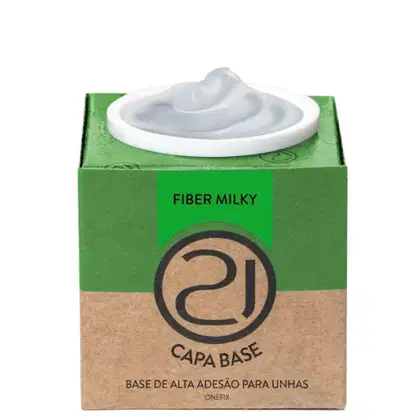 Imagem do produto Gel Ecoline Fiber Milky - Capa Base Onefix 28g - Nails 21