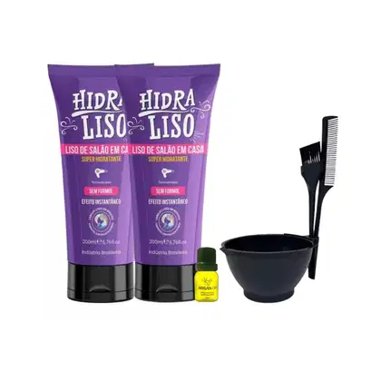 Imagem do produto 2 Progressiva HidraLiso Organica Alisante Para Cabelo 200Ml