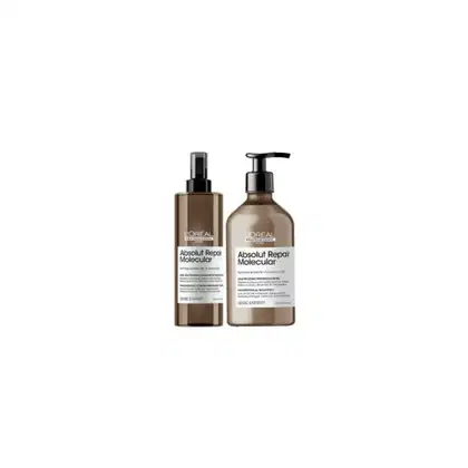 Imagem do produto Kit Absolut Repair Molecular Shampoo 500ml e Pré-Shampoo - LÓreal