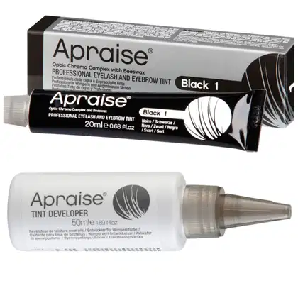Imagem do produto Apraise Tintura de Cílios e Sobrancelha Preto 1.0 e Oxidante