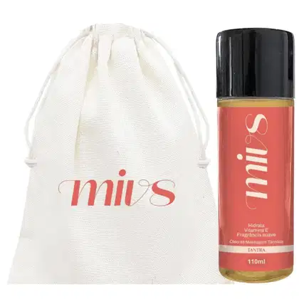 Imagem do produto Óleo MIVS Massagem Tantra Corpo Hidratante Vitamina E 110ml