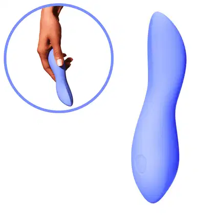 Imagem do produto Dip Vibrador em Silicone Aveludado Dame - Lilás